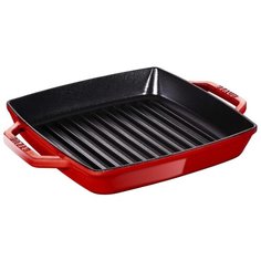 Сковорода-гриль Staub New classic 12012323/12012306 23х23 см, вишневый