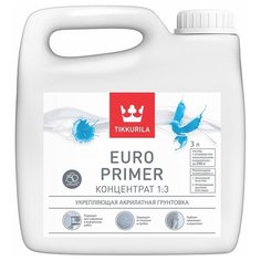 Грунтовка Tikkurila Euro Primer концентрат 1:3 3 л