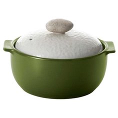 Кастрюля Frybest Charm 1,6 л, зеленый/бежевый