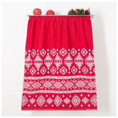 Privilea полотенце Узор банное 75х150 см красный