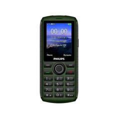 Телефон Philips Xenium E218 темно-зеленый