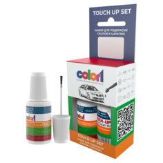 Color1 автоэмаль в наборе (краска+лак) Volkswagen 2 шт. LF5Q Storm Blue 20 мл