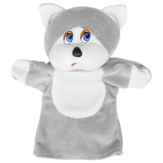 Бока Кукла на руку Котенок 30 см (1668) серый/белый