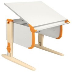 Стол ДЭМИ СУТ-24 75x55 см белый/оранжевый/бежевый