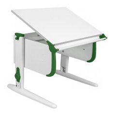 Стол ДЭМИ СУТ-24 75x55 см белый/зеленый/белый