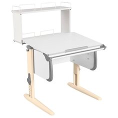 Стол ДЭМИ White-Стандарт СУТ-24-01Д 75x82 см белый/серый/бежевый