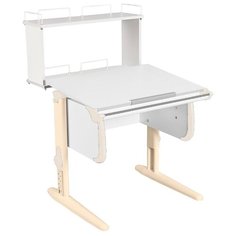 Стол ДЭМИ White-Стандарт СУТ-24-01Д 75x82 см белый/бежевый/бежевый