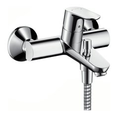 Смеситель для ванны с подключением душа hansgrohe однорычажный