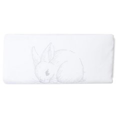 Cloud factory комплект постельного белья Grey Bunny (3 предмета) белый/серый