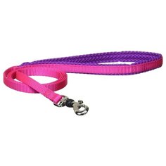 Поводок для собак Japan Premium Pet С защитой для карабина M розовый 1.2 м