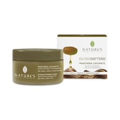 Natures OLIO DI DATTERO Straightening Mask with Organic Date oil anche Amaranth Маска для волос выпрямляющая, 200 мл
