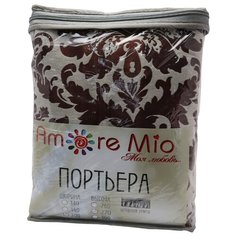 Портьеры Amore Mio RR 150 WZGA на ленте 270 см венге