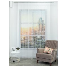 Тюль Amore Mio RR 9142-w на ленте 270 см 1шт. белый