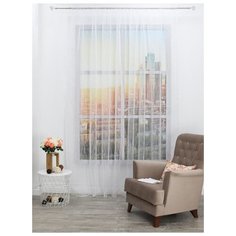 Тюль Amore Mio RR RAIN Organza на ленте 270 см, 1 шт. белый