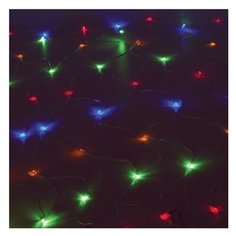 Гирлянда Золотая сказка Сеть 150x150 см, 160 ламп, ассорти/прозрачный