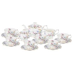 Чайный сервиз Lefard Родные луга 586-364, 6 персон белый