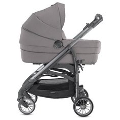 Универсальная коляска Inglesina Trilogy на шасси Trilogy City (3 в 1, с подставкой для люльки) stone grey/grey frame, цвет шасси: серый