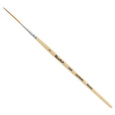 Кисть Roubloff рыжая синтетика №1, круглая, лайнер, короткая ручка бежевый