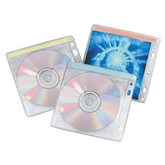 Конверт BRAUBERG 510196 для CD/DVD, 40 шт., серый