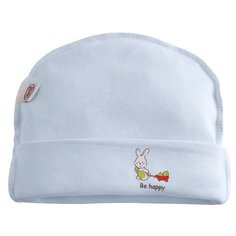 Шапка Наша мама размер 42-44(74), голубой