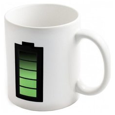 Доляна Кружка-хамелеон Заряд энергии 280 мл белый