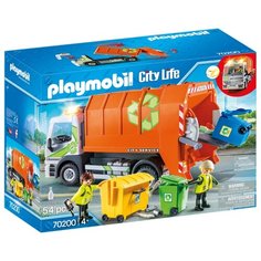 Набор с элементами конструктора Playmobil City Life 70200 Мусоровоз