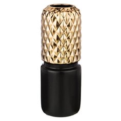 Ваза Lefard 699-298, черный/золотой