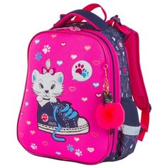 BRAUBERG Ранец Premium Kitten&sneakers (228784), розовый/фиолетовый