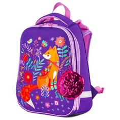BRAUBERG Ранец Premium Рыжая лиса (227816), фиолетовый
