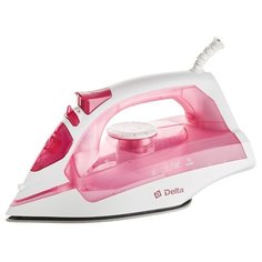 Утюг DELTA DL-755 белый/розовый