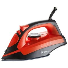 Утюг DELTA DL-755 черный/оранжевый