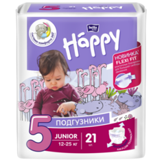 Bella Baby happy подгузники adventure 5 (12-25 кг) 21 шт.