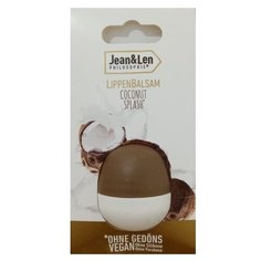 Jean & Len Бальзам для губ Coconut Splash светло-бежевый