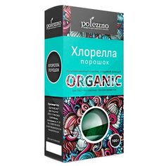 POLEZZNO Хлорелла порошок, картонная коробка 100 г