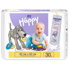 Одноразовые пеленки Bella Baby happy 60x60 30 шт.