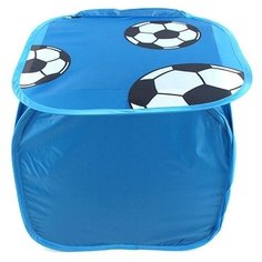 Корзина Наша игрушка Футбол 43х43х43 см (10038-2) голубой