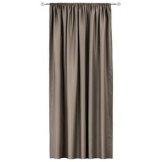 Портьеры Amore Mio RR 6668 на ленте 270 см, 1 шт. кофейный