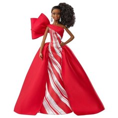 Кукла Barbie Праздничная 2019 Брюнетка, FXF02
