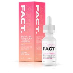 сыворотка Fact Matrixyl+3D Hyaluronic Acid+Leuphasyl+Argilerine с мультикомплексом пептидов и гиалуроновой кислотой для лица 35+, 30 мл Art&Fact