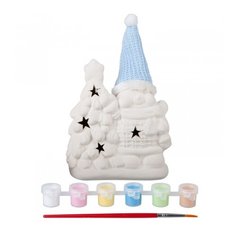 BONDIBON Набор для творчества Новогодние украшения сувенир Снеговик с подсветкой LED (ВВ2145)