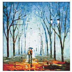Hobbart Картина по номерам "Осенняя прогулка" 40х40 см (HB4040017)