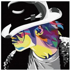 Hobbart Картина по номерам "Майкл Джексон" 40х40 см (HB4040029)