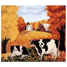Hobbart Картина по номерам "Коровы" 30х40 см (HB3040031)