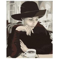 Hobbart Картина по номерам "За чашкой кофе" 40х50 см (HB4050112)