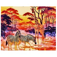 Hobbart Картина по номерам "Саванна" 40х50 см (HB4050025)