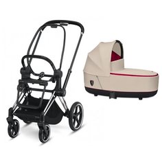 Универсальная коляска Cybex Priam III Ferrari (2 в 1) silver grey/chrome/black, цвет шасси: серебристый
