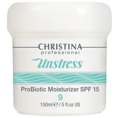 Christina Unstress Probiotic Moisturizer SPF 15 Увлажняющий крем для лица с пробиотическим действием SPF 15 (Шаг 9), 150 мл