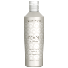 Selective Professional шампунь Pearl Sublime Ultimate Luxury с экстрактом жемчуга для придания блеска 250 мл