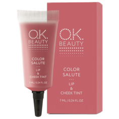 OK Beauty Тинт для губ и щек Color Salute, marrakech