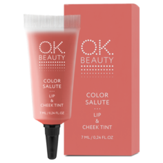 OK Beauty Тинт для губ и щек Color Salute, tanami
